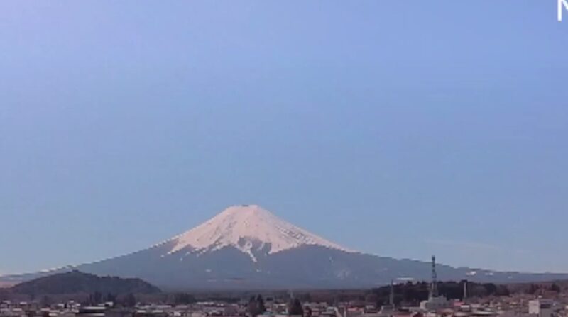 サニーソフト富士山ライブカメラ(山梨県富士吉田市上吉田東)