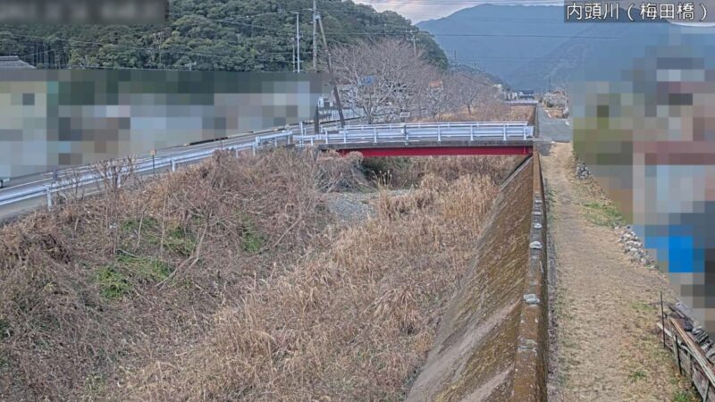 内頭川梅田橋ライブカメラ(三重県紀北町船津)