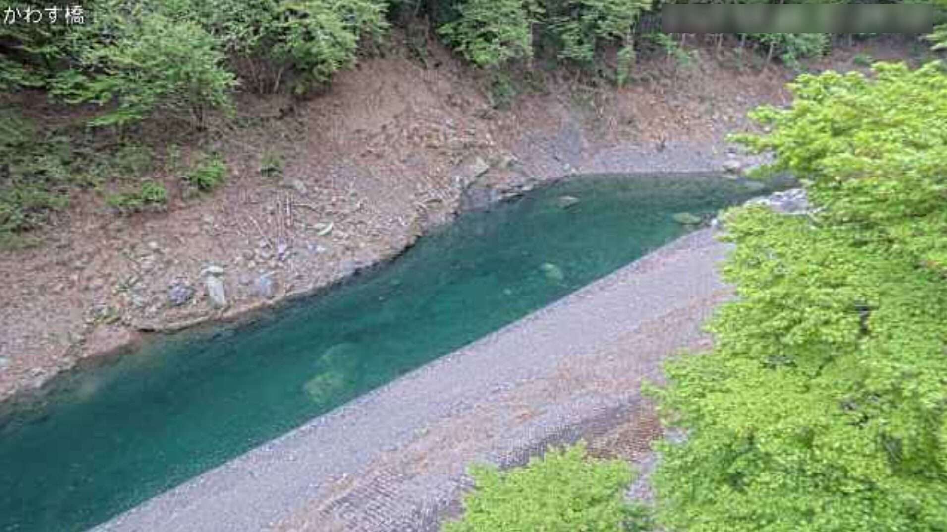 有間川かわす橋ライブカメラ(埼玉県飯能市下名栗)