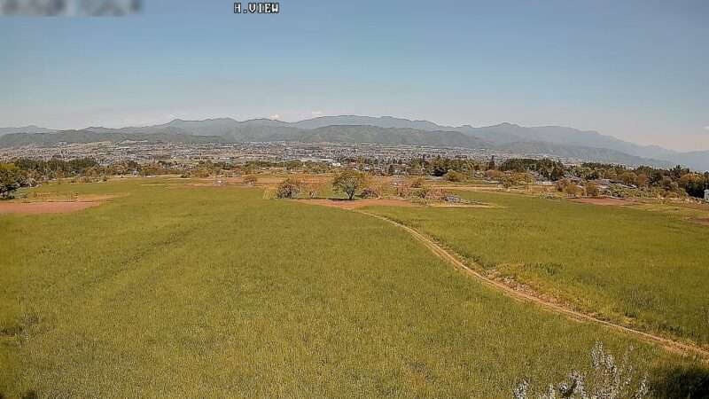 安曇野穂高山麓ライブカメラ(長野県安曇野市)