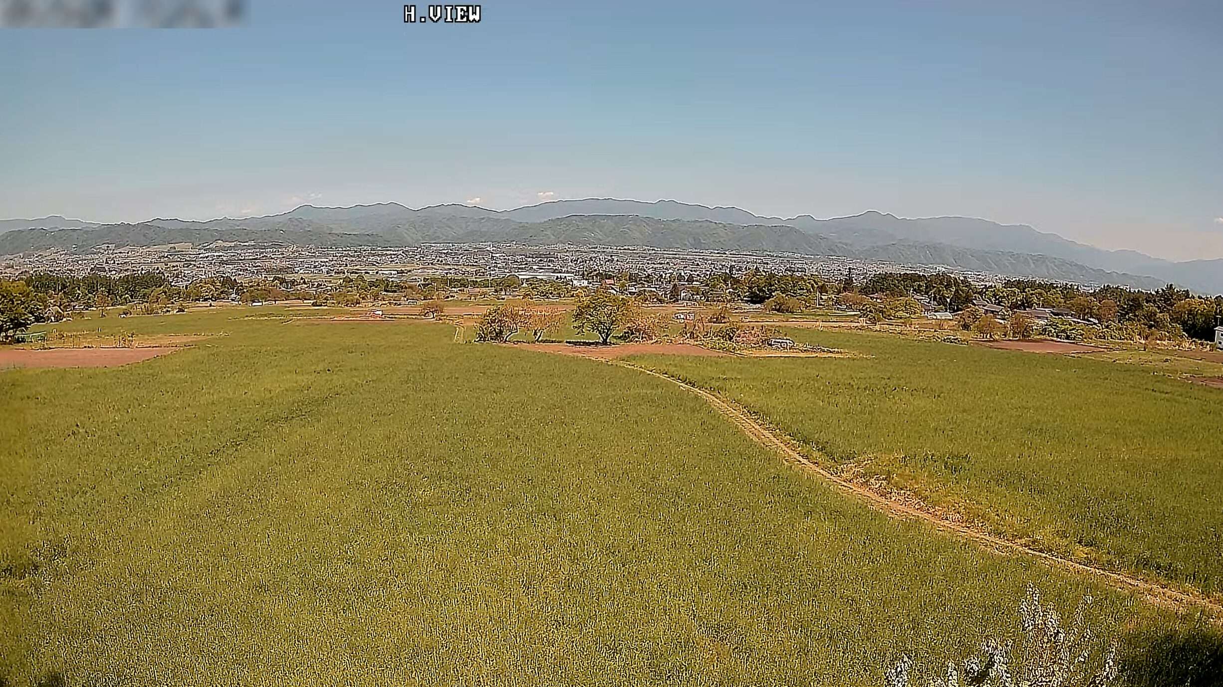 安曇野穂高山麓ライブカメラ(長野県安曇野市)