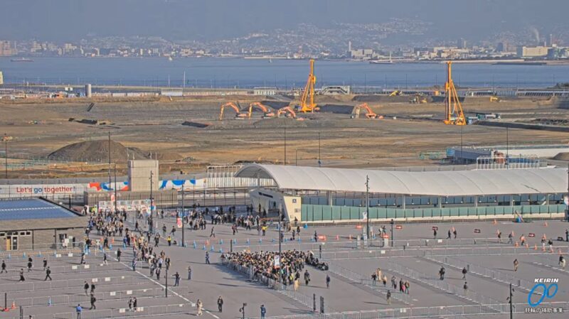 大阪関西万博会場俯瞰ライブカメラ(大阪府大阪市此花区夢洲中)