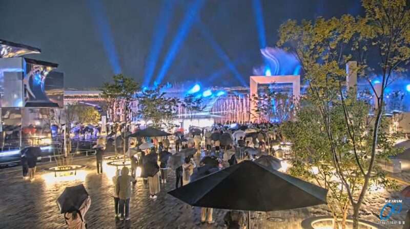 大阪関西万博会場シグネチャーパビリオン付近ライブカメラ(大阪府大阪市此花区夢洲中)