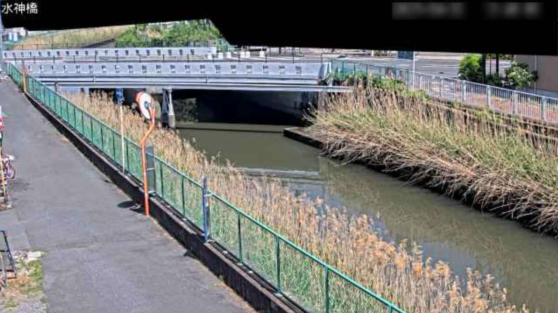 毛長川水神橋ライブカメラ(埼玉県草加市谷塚)
