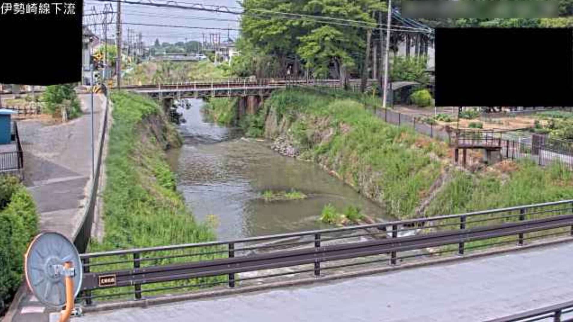 備前堀川伊勢崎線下流ライブカメラ(埼玉県宮代町和戸)