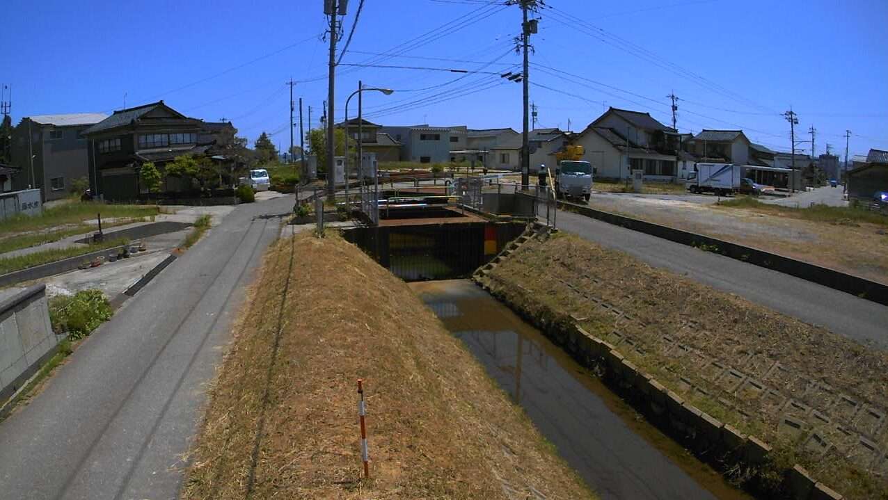 浜岡川石崎町ライブカメラ(石川県七尾市石崎町)