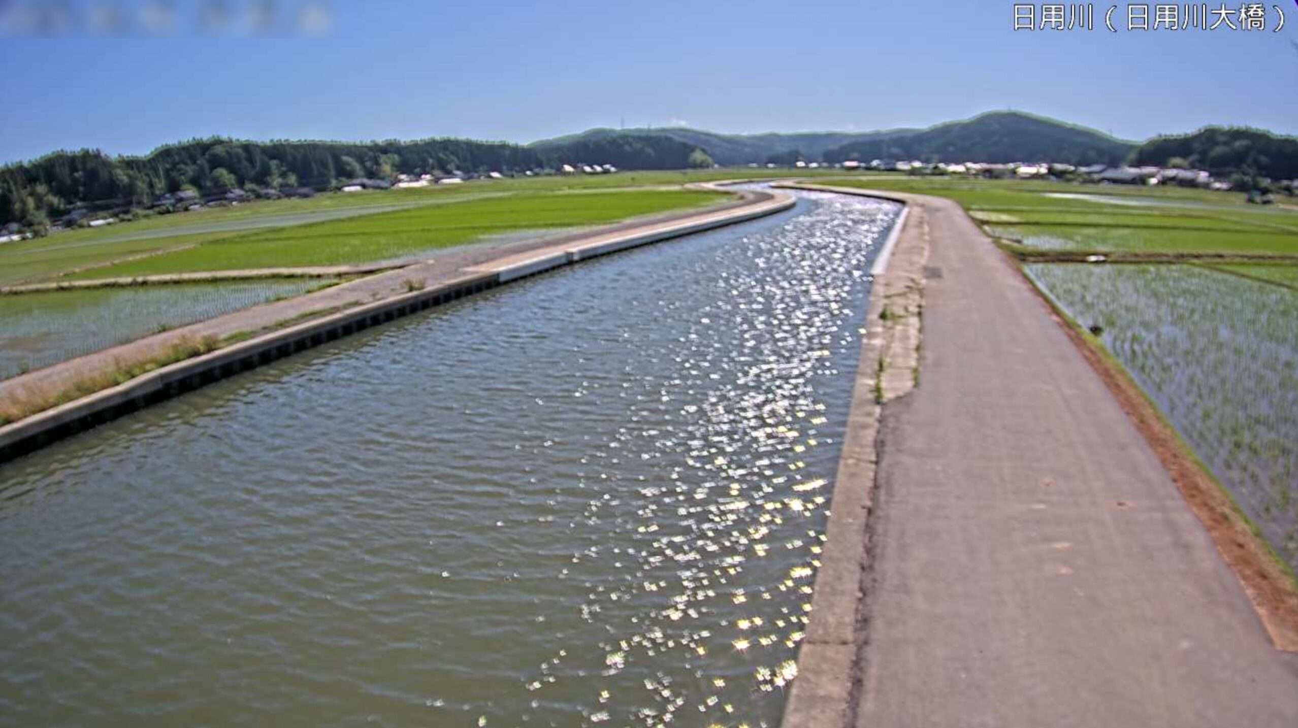 日用川日用川大橋ライブカメラ(石川県七尾市中島町河崎)