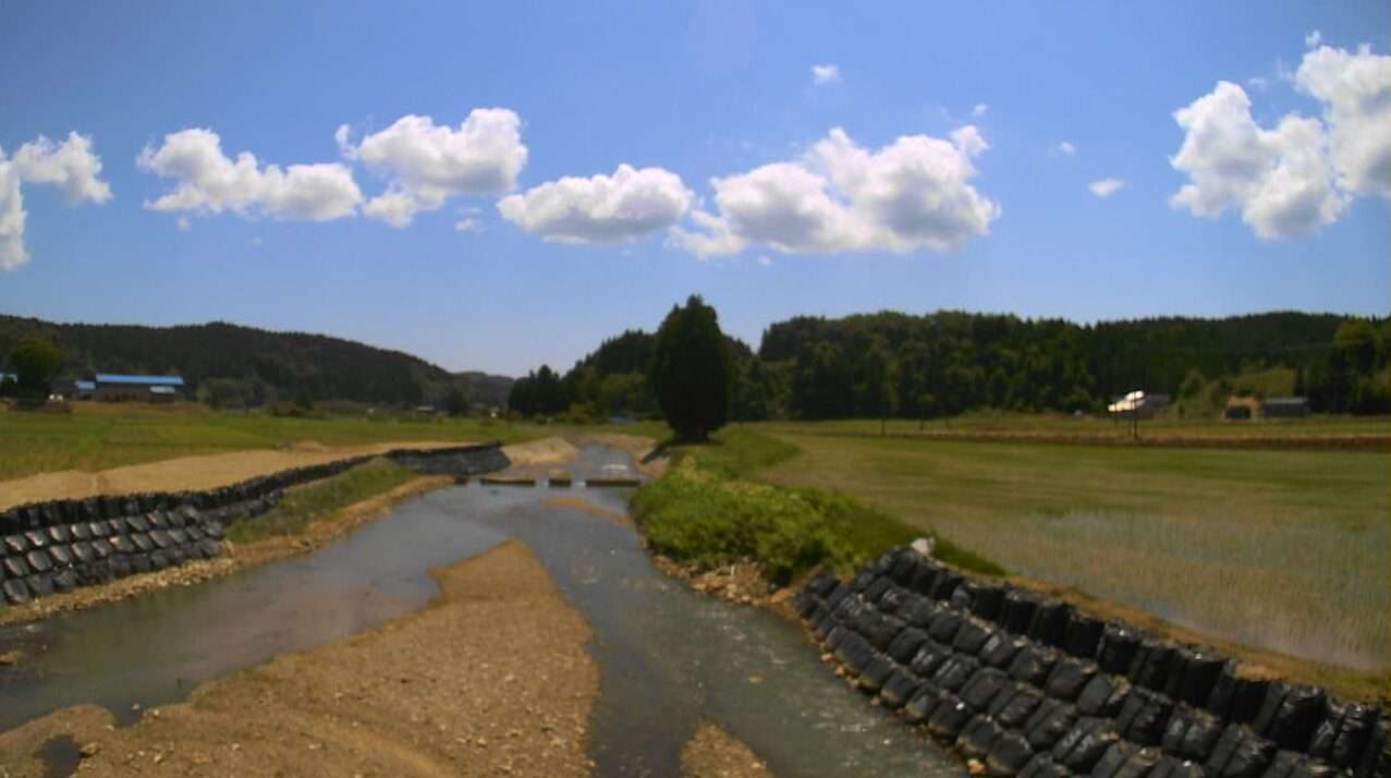 町野川岡田橋ライブカメラ(石川県能登町柳田)