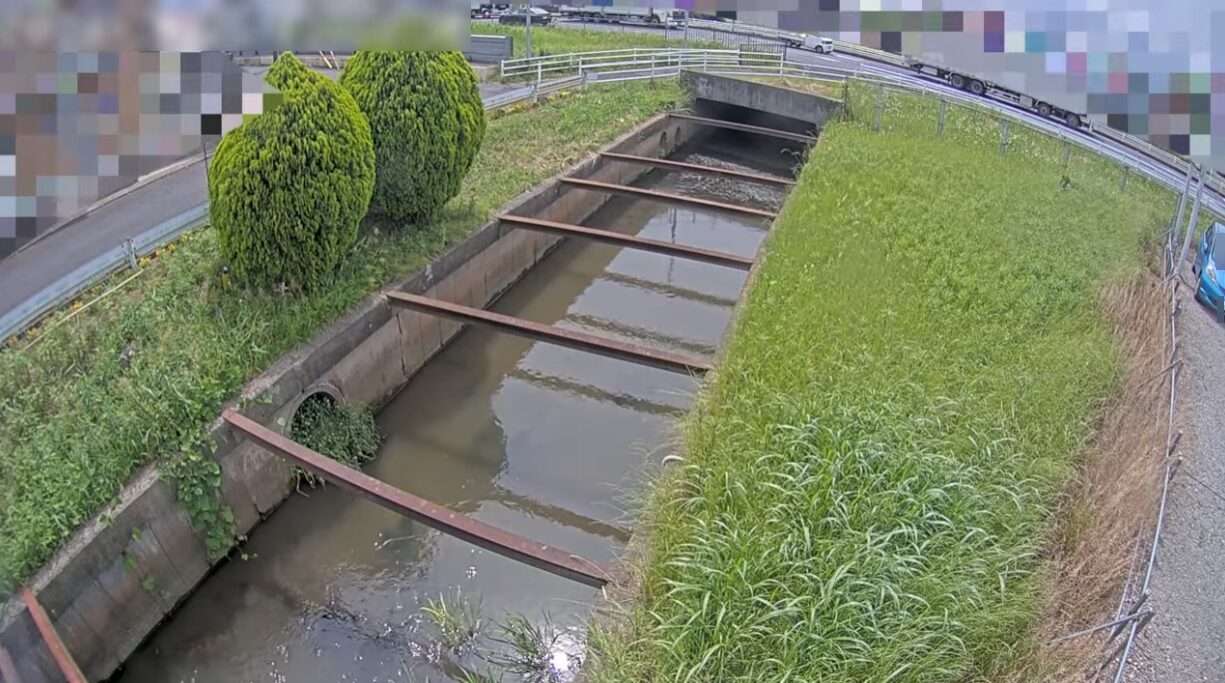 酒々井町排水路上岩橋国道51号横断ライブカメラ(千葉県酒々井町上岩橋)