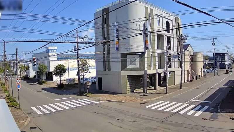 Sys-T Network北海道道69号中標津空港線ライブカメラ(北海道中標津町大通北)