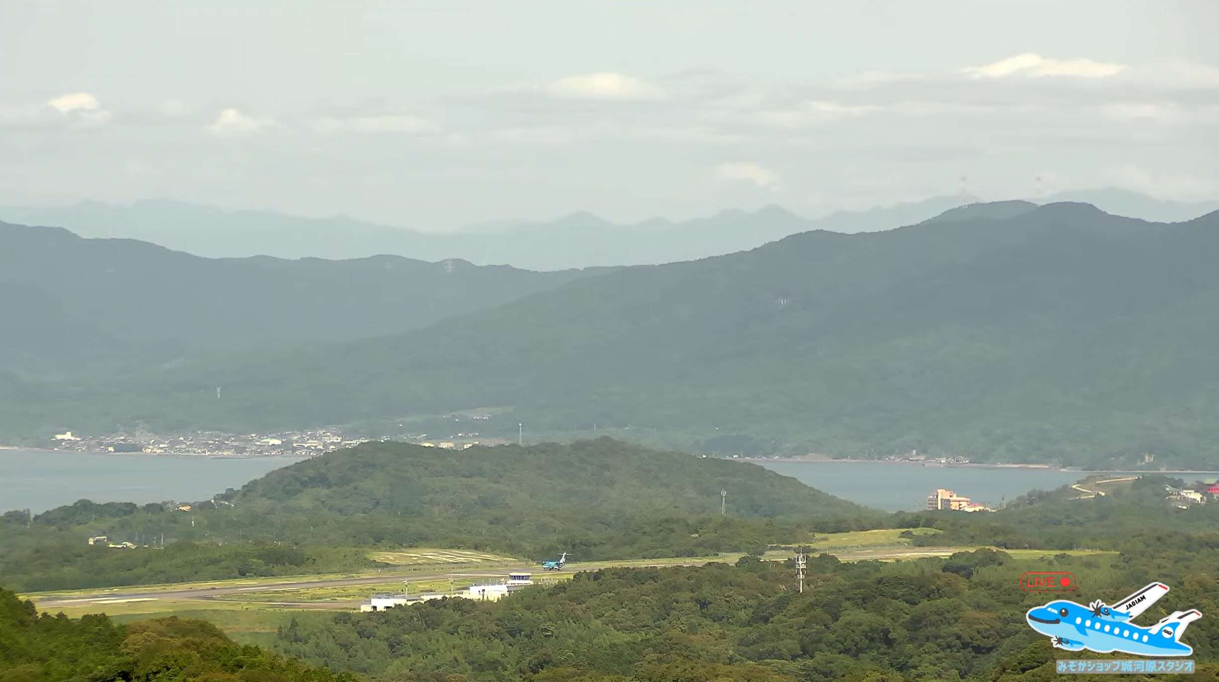天草空港ライブカメラ(熊本県天草市五和町城河原)