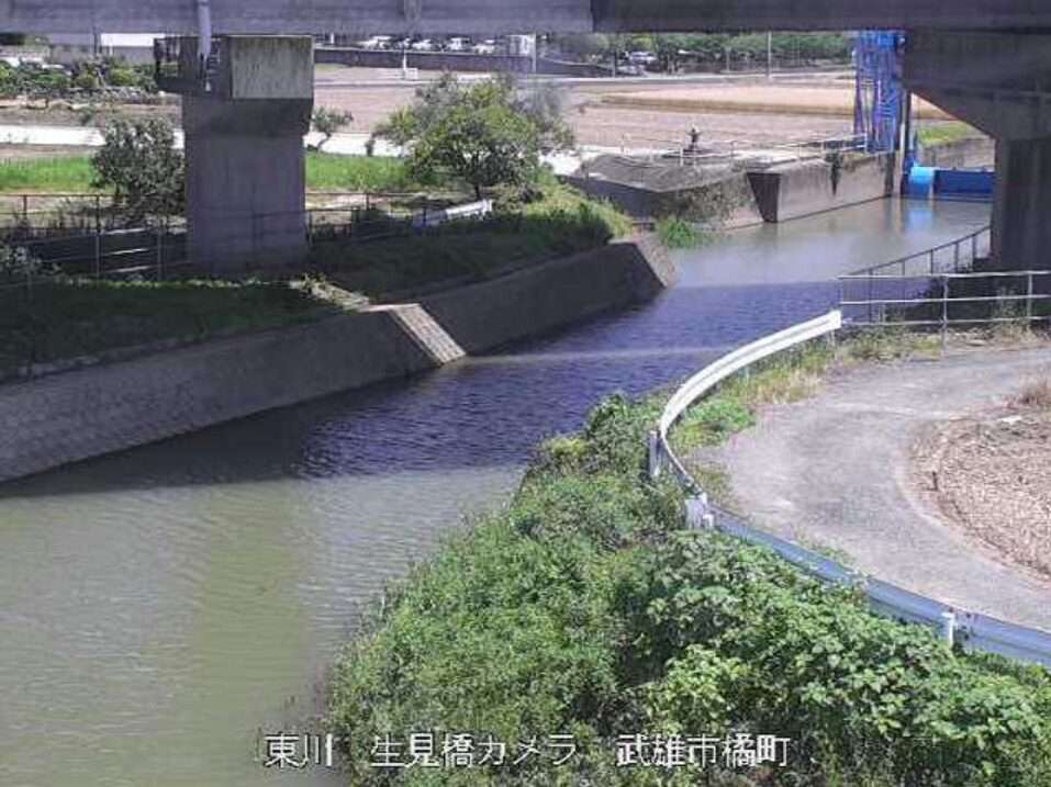 東川生見橋ライブカメラ(佐賀県武雄市橘町片白)