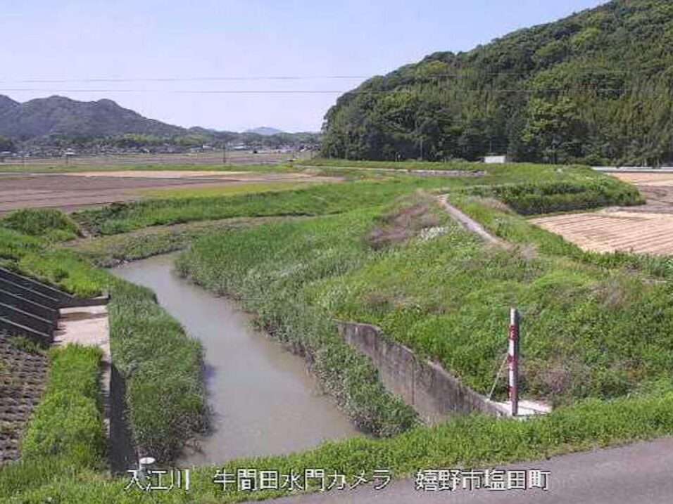 入江川牛間田水門ライブカメラ(佐賀県嬉野市塩田町久間甲)