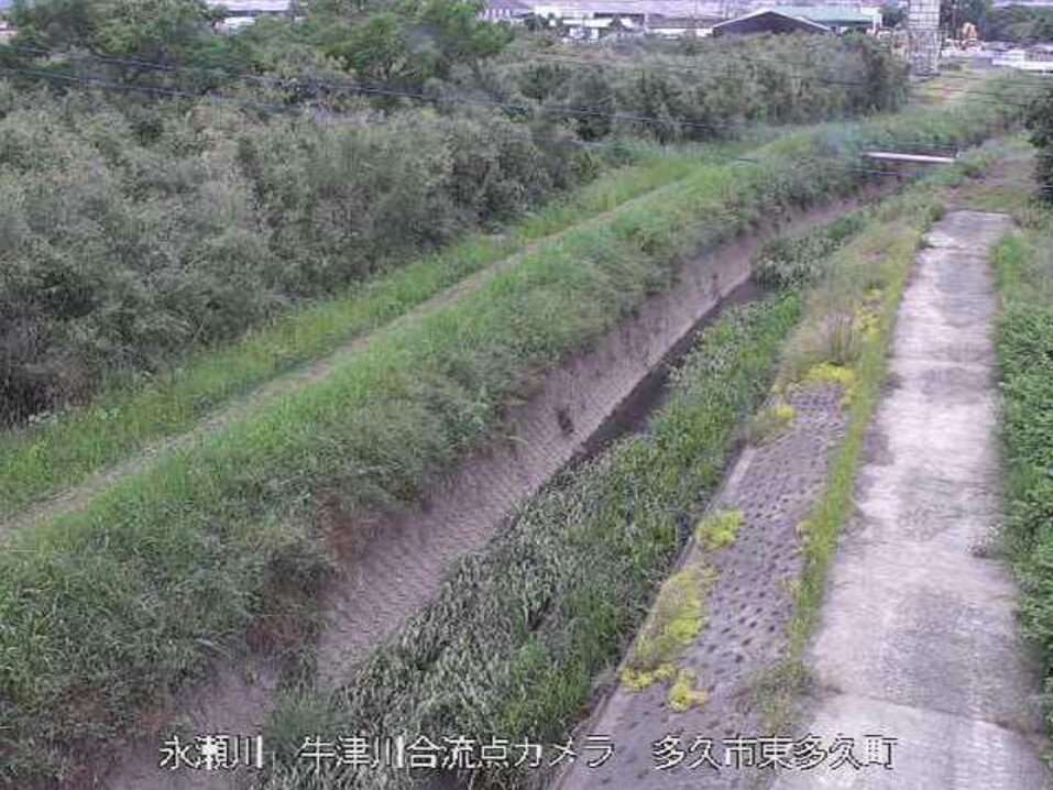 永瀬川牛津川合流点ライブカメラ(佐賀県多久市東多久町別府)