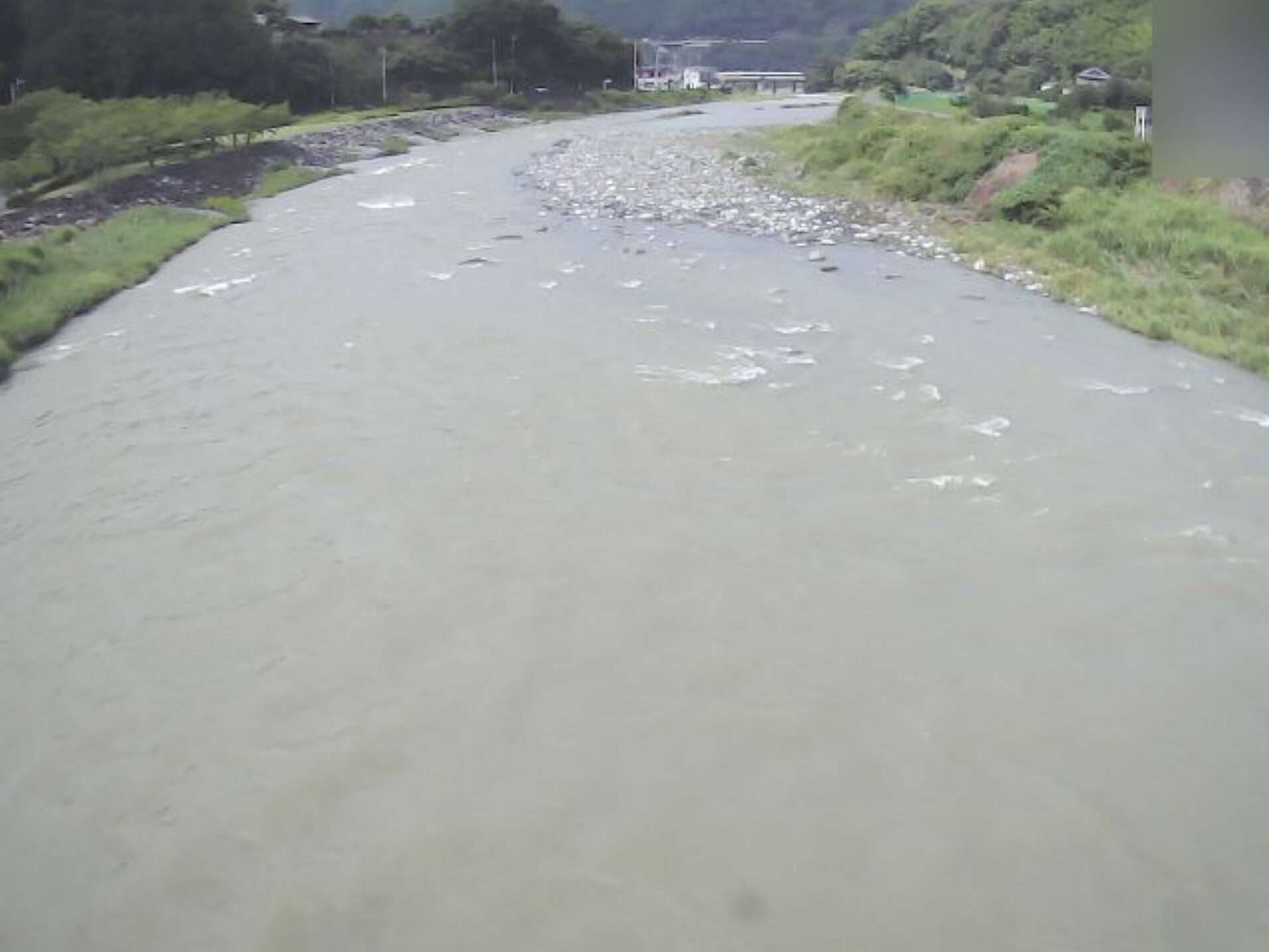 福士川上福士川橋ライブカメラ(山梨県南部町福士)