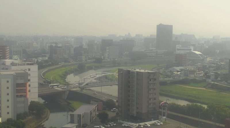 KAB熊本市白川ライブカメラ(熊本県熊本市西区二本木)