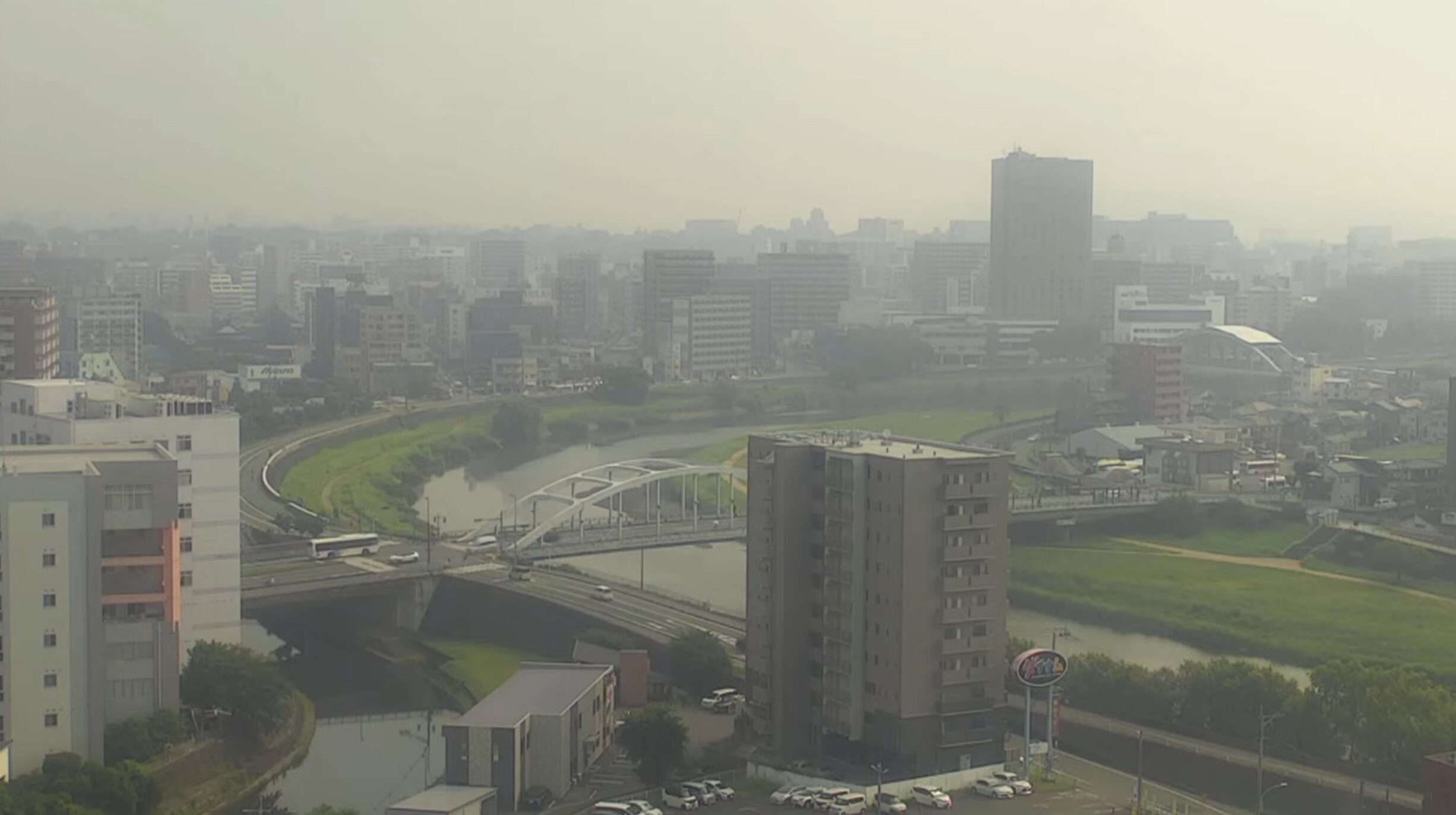 KAB熊本市白川ライブカメラ(熊本県熊本市西区二本木)