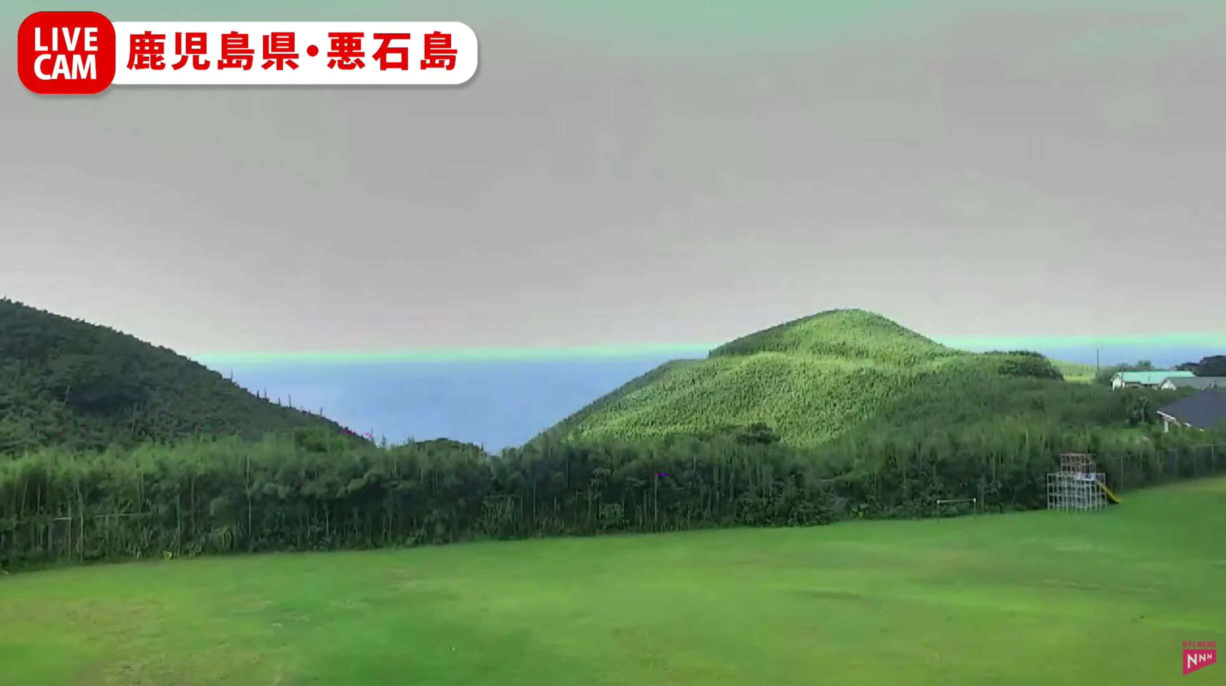 日テレNEWSトカラ列島悪石島ライブカメラ(鹿児島県十島村悪石島)