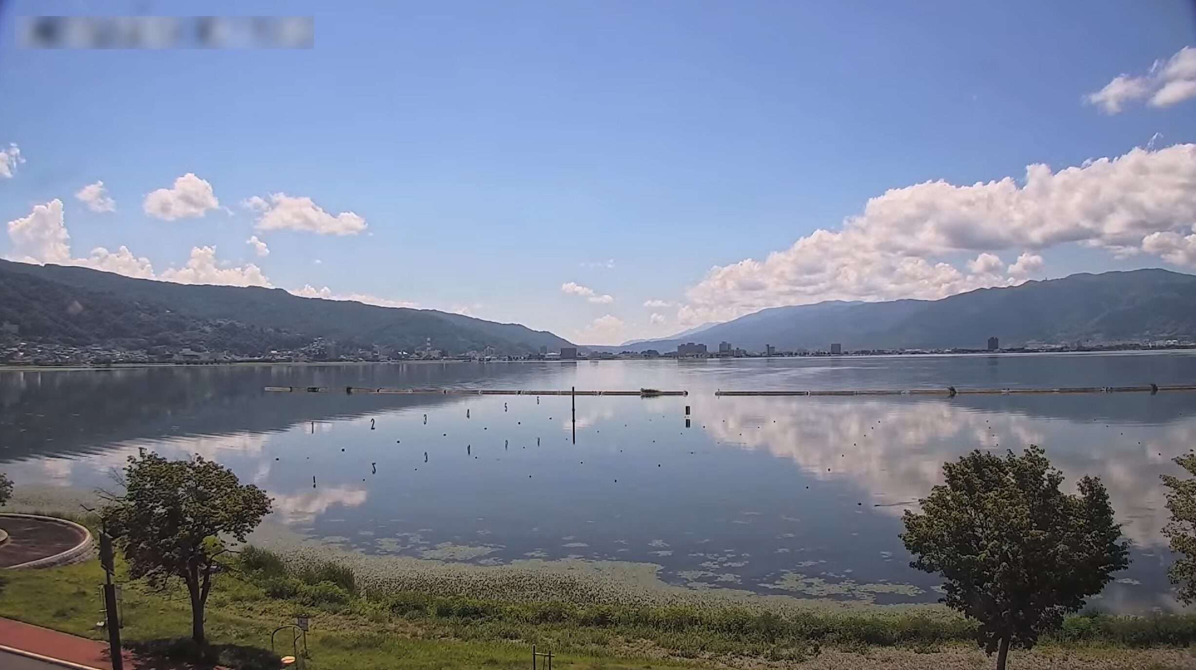 諏訪湖富士山ライブカメラ(長野県下諏訪町湖畔町)