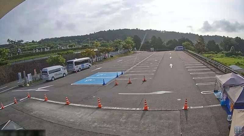 比叡山延暦寺大霊園大駐車場ライブカメラ(滋賀県大津市伊香立上龍華町)