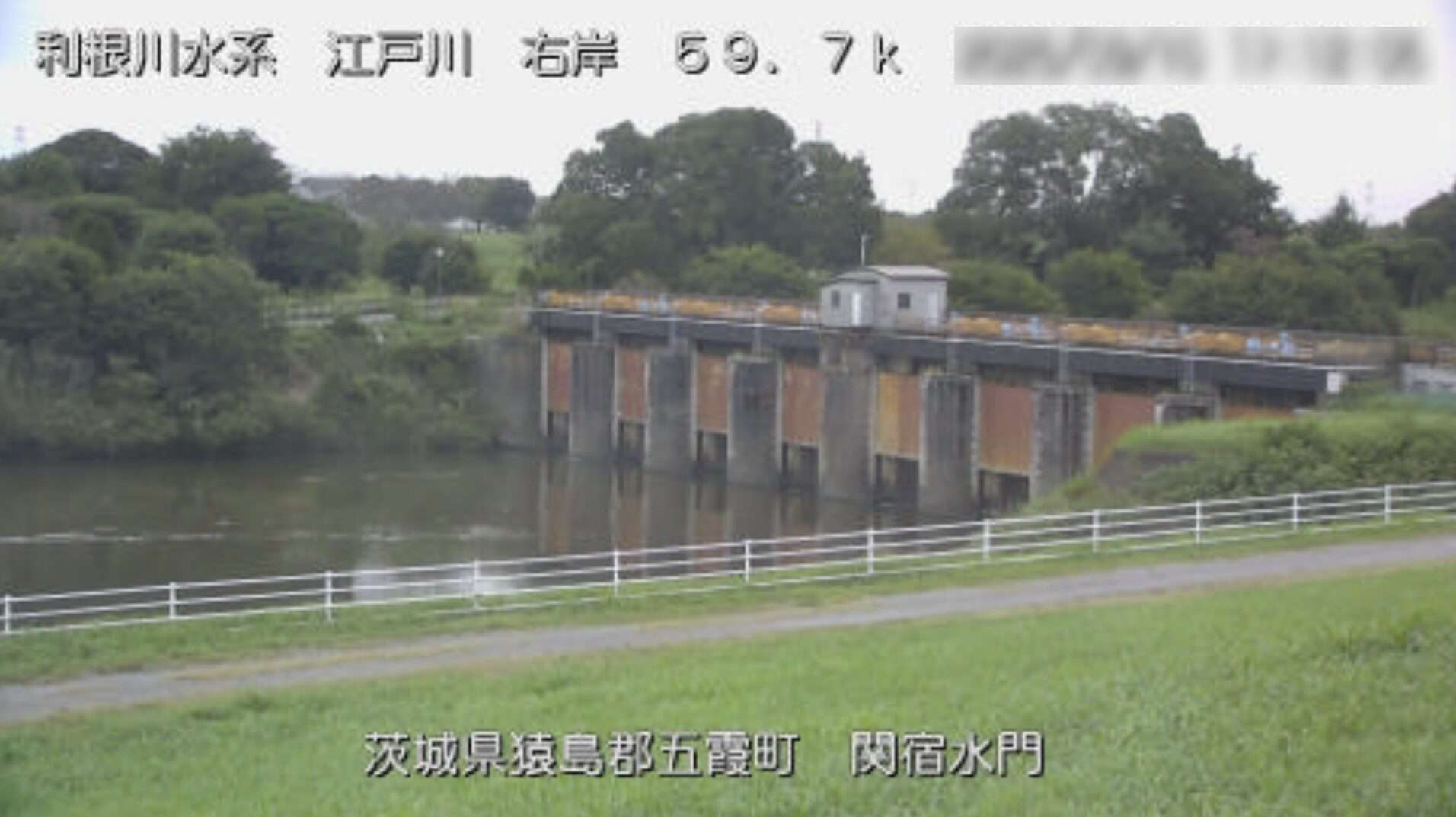 江戸川関宿水門ライブカメラ(茨城県五霞町山王)