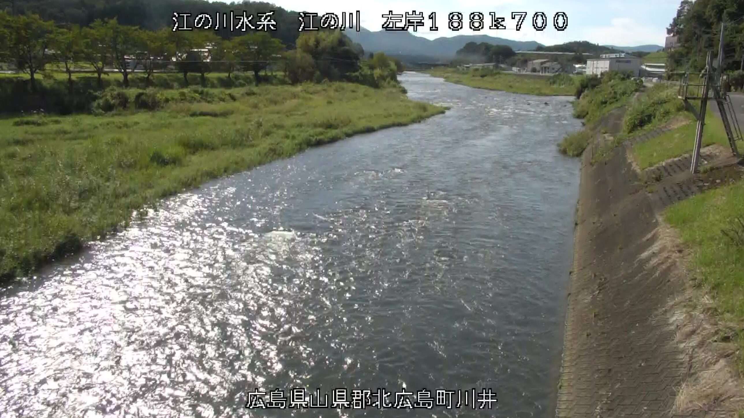 江の川川井ライブカメラ(広島県北広島町川井)