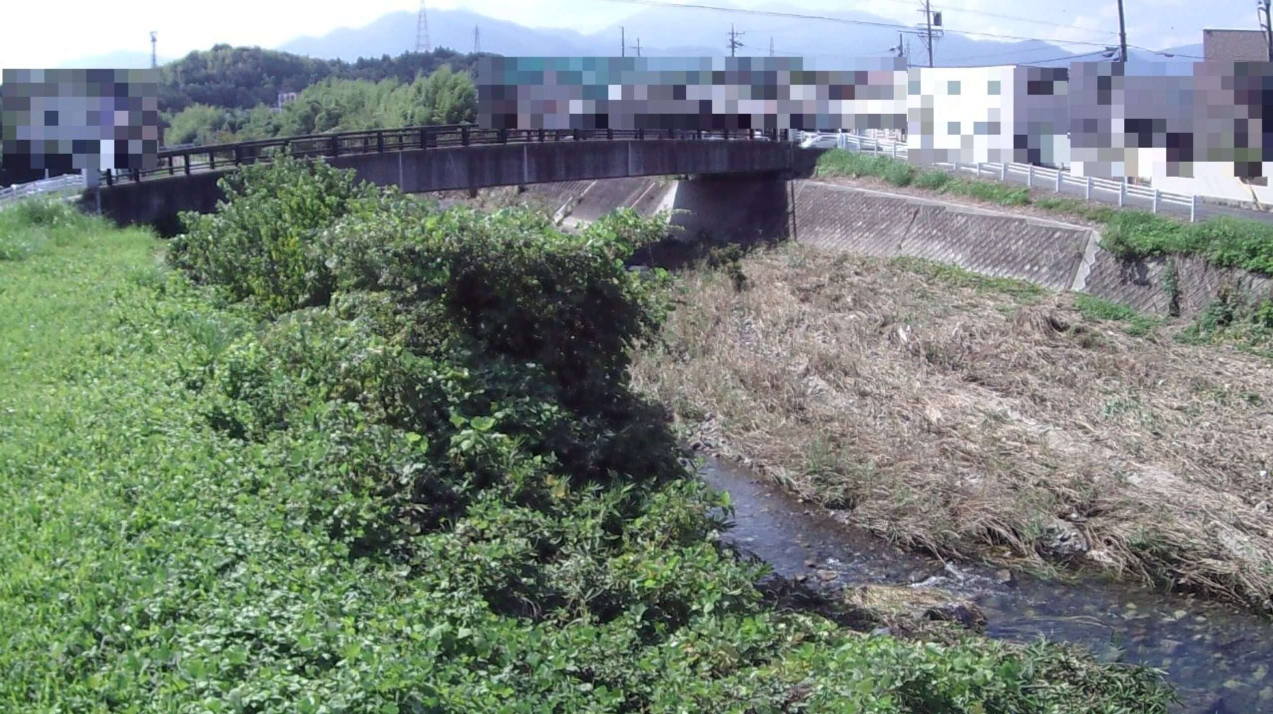 金渓川三重橋下流側ライブカメラ(三重県四日市市桜町)