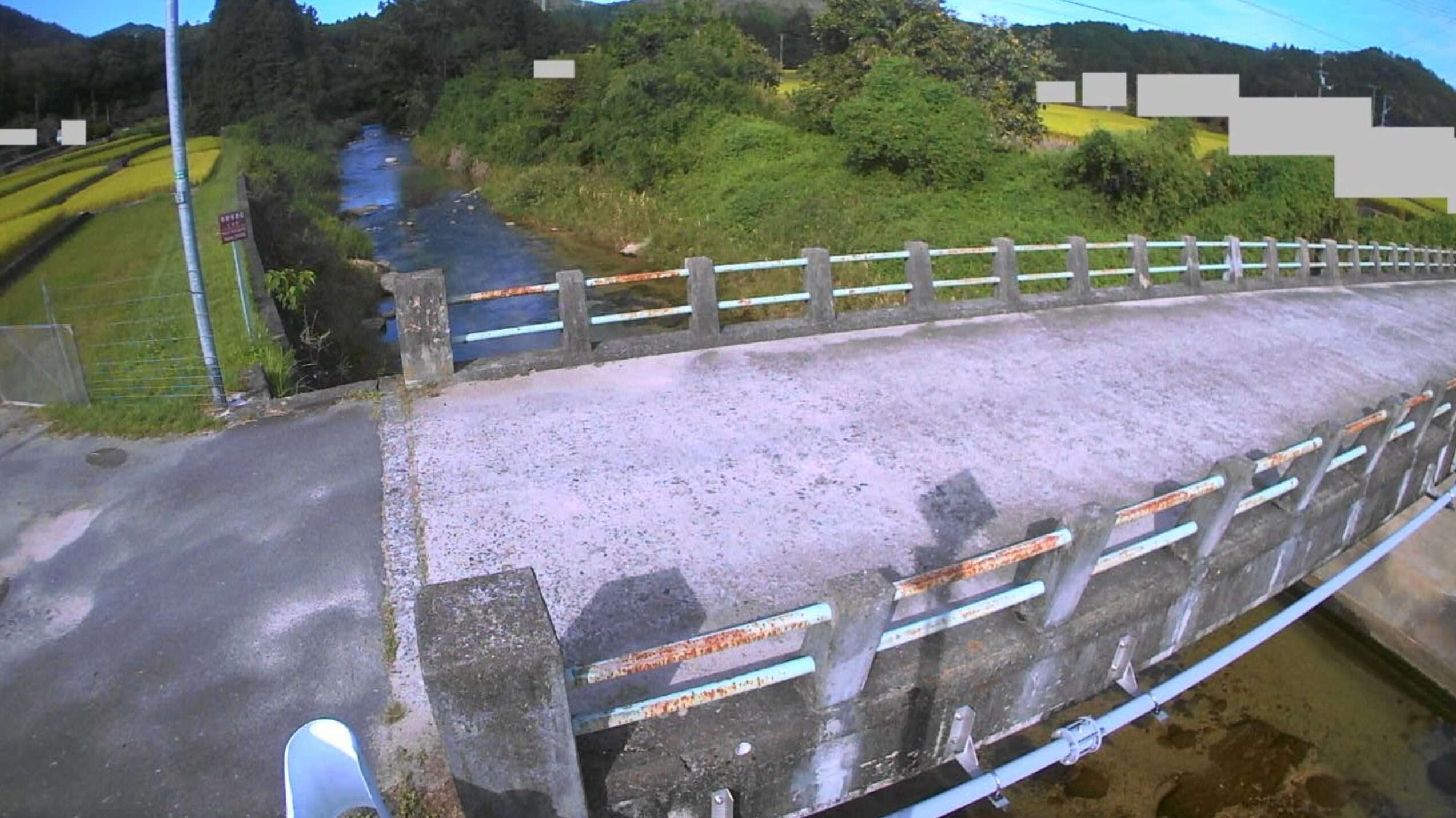 玖島川大屈橋ライブカメラ(広島県大竹市栗谷町大栗林)
