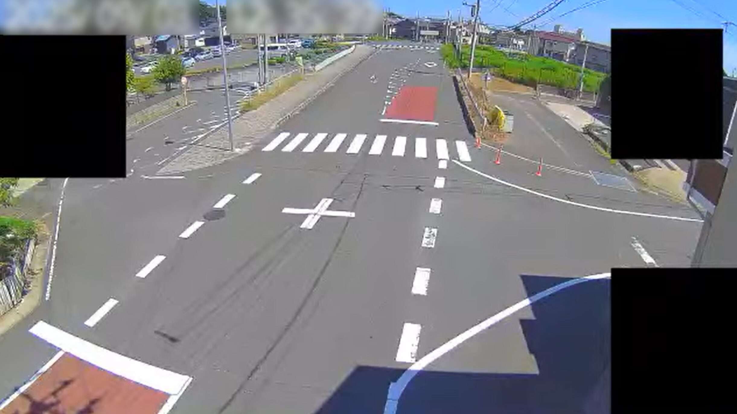 瀬上川南部図書館脇市道ライブカメラ(茨城県日立市久慈町)