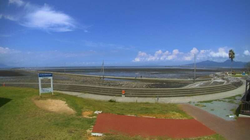 住吉海岸公園長部田海床路ライブカメラ(熊本県宇土市住吉町)