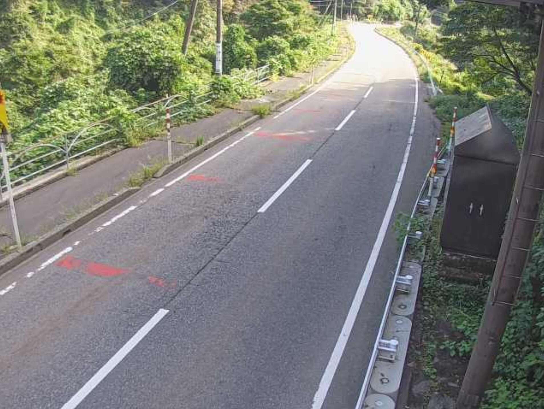 富山県道27号金沢井波線法林寺ライブカメラ(富山県南砺市法林寺)