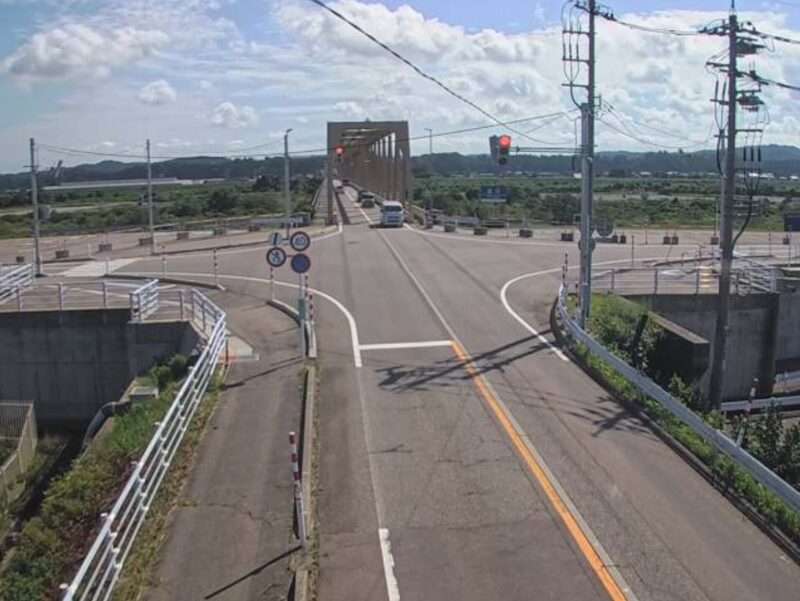 富山県道72号坪野小矢部線東開発ライブカメラ(富山県砺波市東開発)
