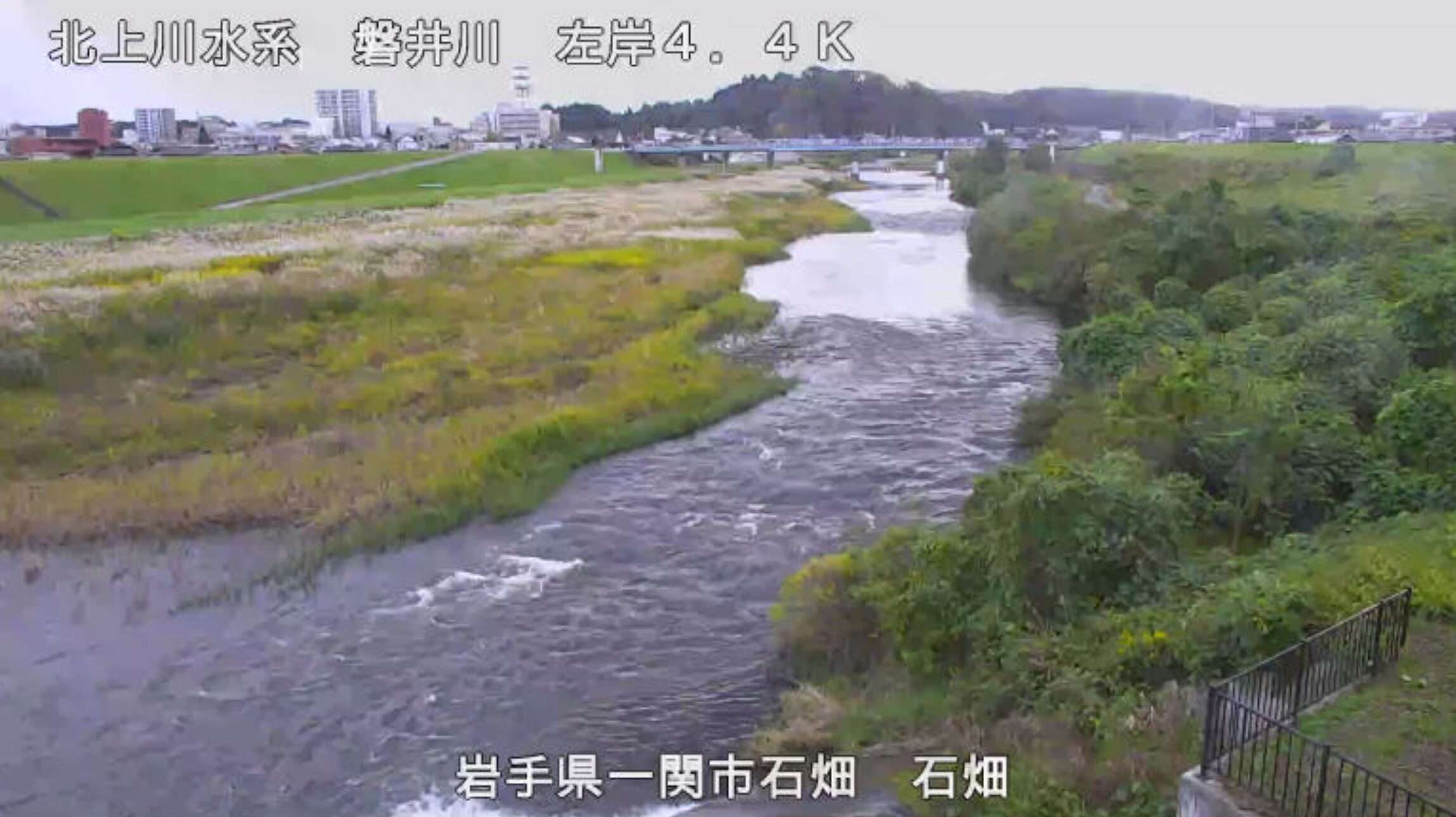 磐井川石畑ライブカメラ(岩手県一関市石畑)