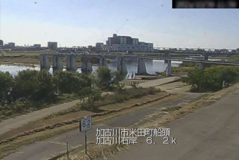加古川船頭ライブカメラ(兵庫県加古川市米田町船頭)