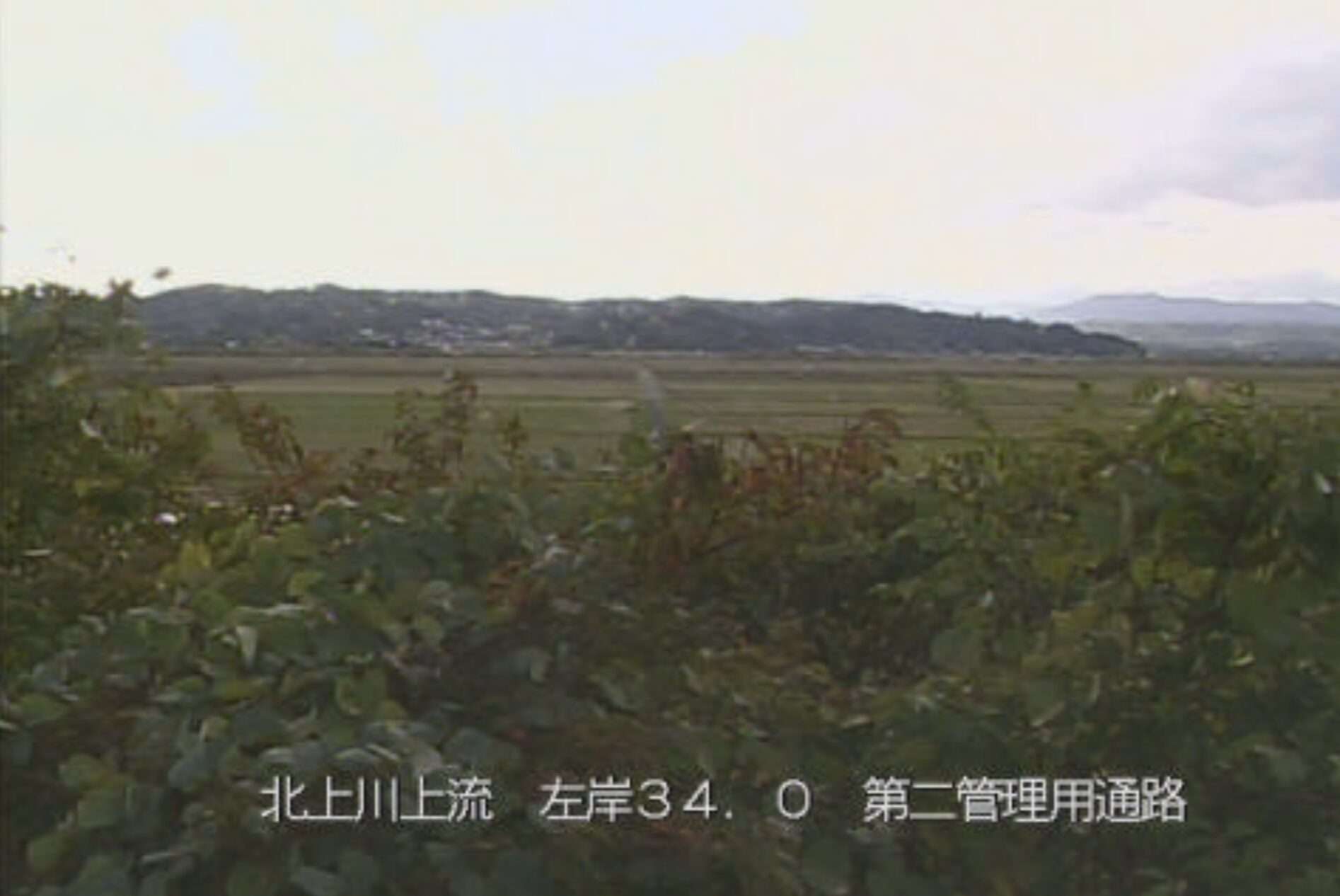 北上川第二管理用通路ライブカメラ(岩手県平泉町長島)