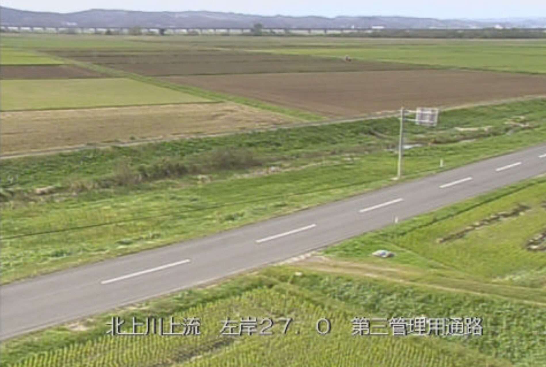 北上川第三管理用通路ライブカメラ(岩手県一関市舞川)