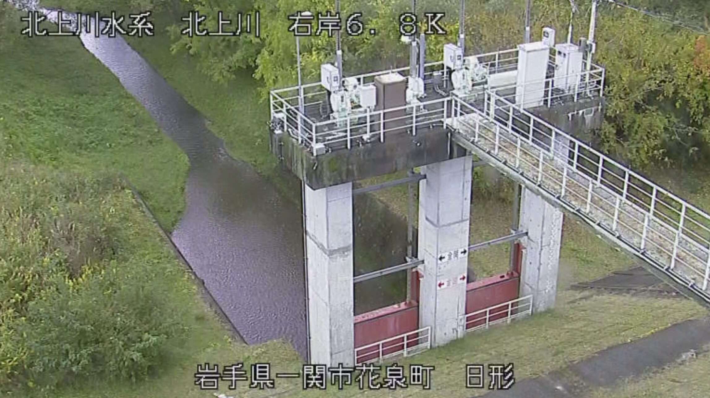 北上川日形ライブカメラ(岩手県一関市花泉町日形)