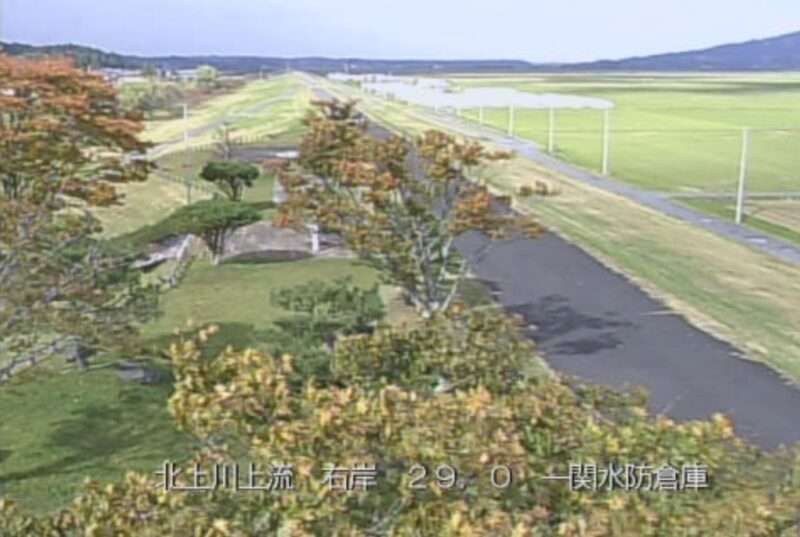 北上川一関水防倉庫ライブカメラ(岩手県一関市中里)