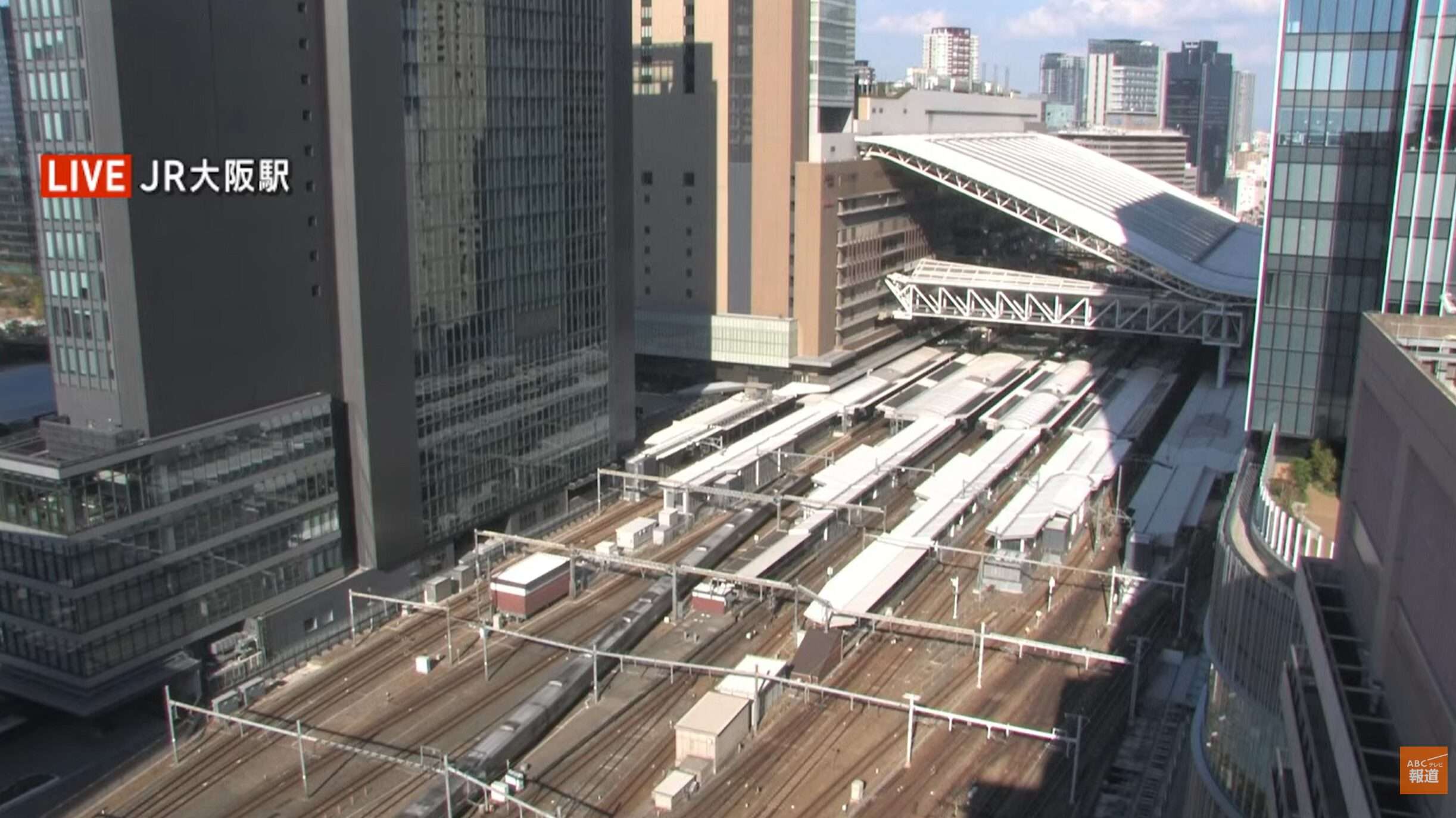 ABC大阪駅ライブカメラ(大阪府大阪市北区梅田)