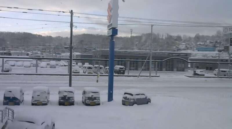 アウトバーン降雪状況ライブカメラ(北海道旭川市忠和7条7丁目)