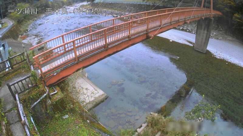 一ツ瀬川双子橋ライブカメラ(宮崎県西米良村村所)