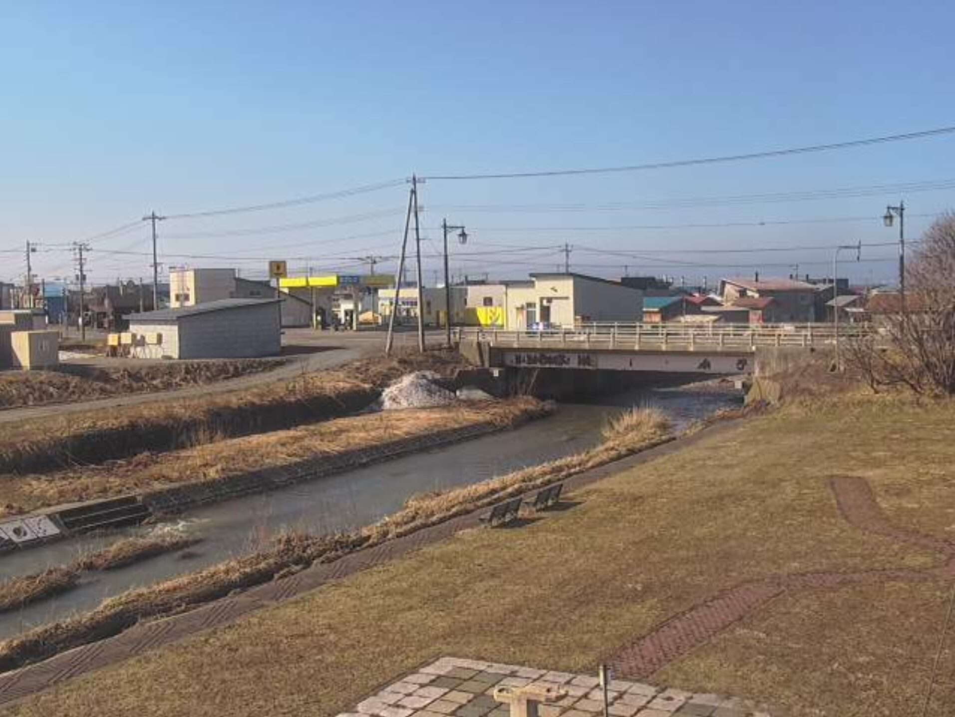 茂初山別川初山別ライブカメラ(北海道初山別村初山別)