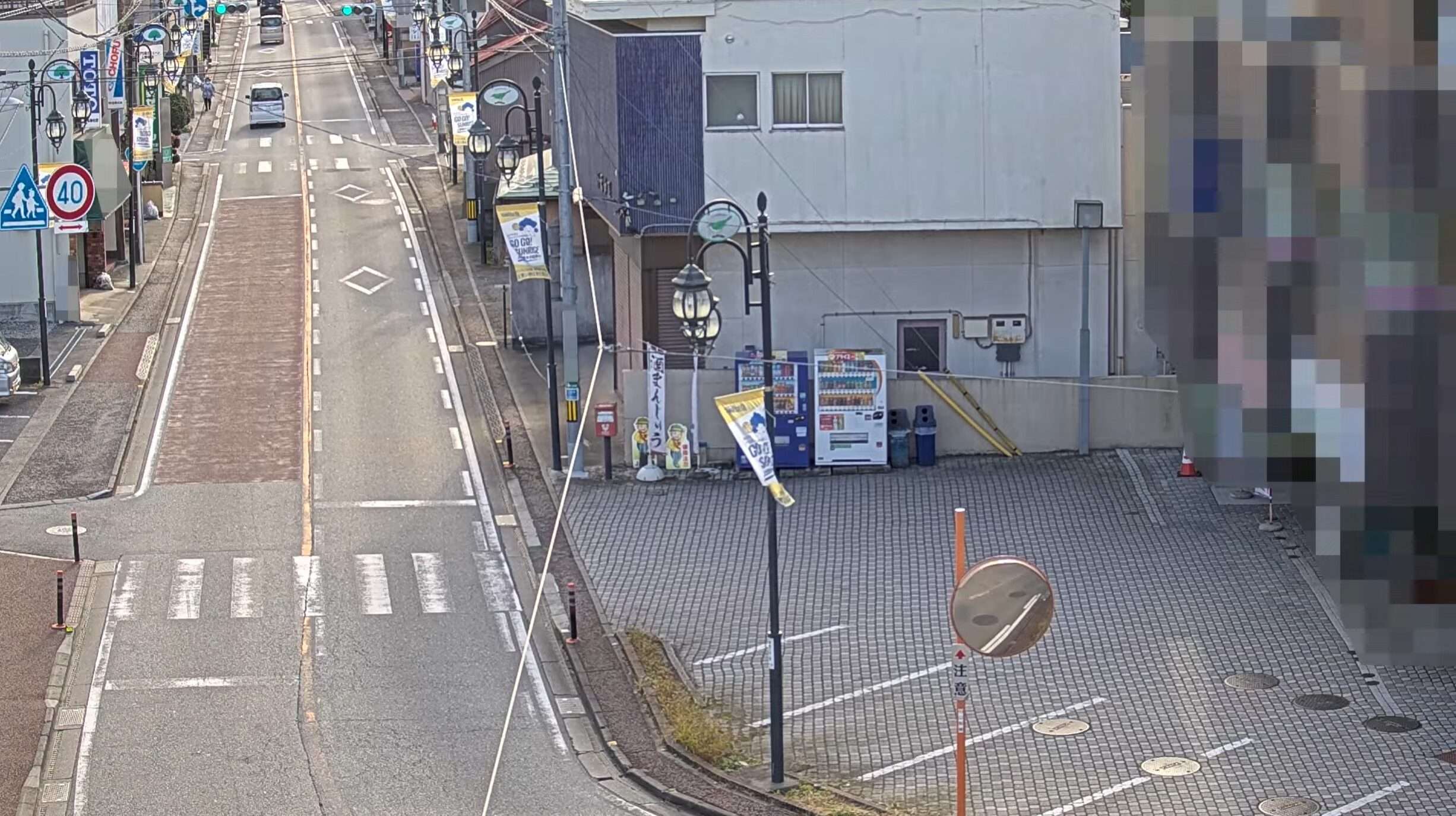 国道20号上野原市街地ライブカメラ(山梨県上野原市上野原)