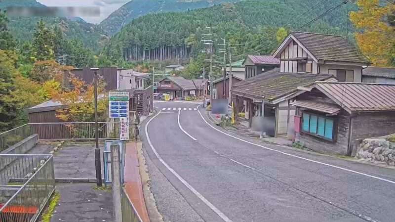 天川村総合案内所ライブカメラ(奈良県天川村川合)