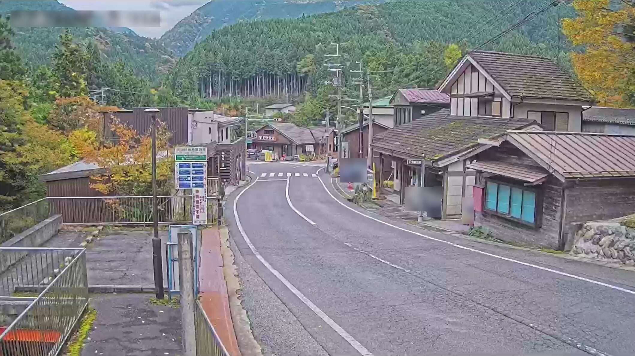 天川村総合案内所ライブカメラ(奈良県天川村川合)