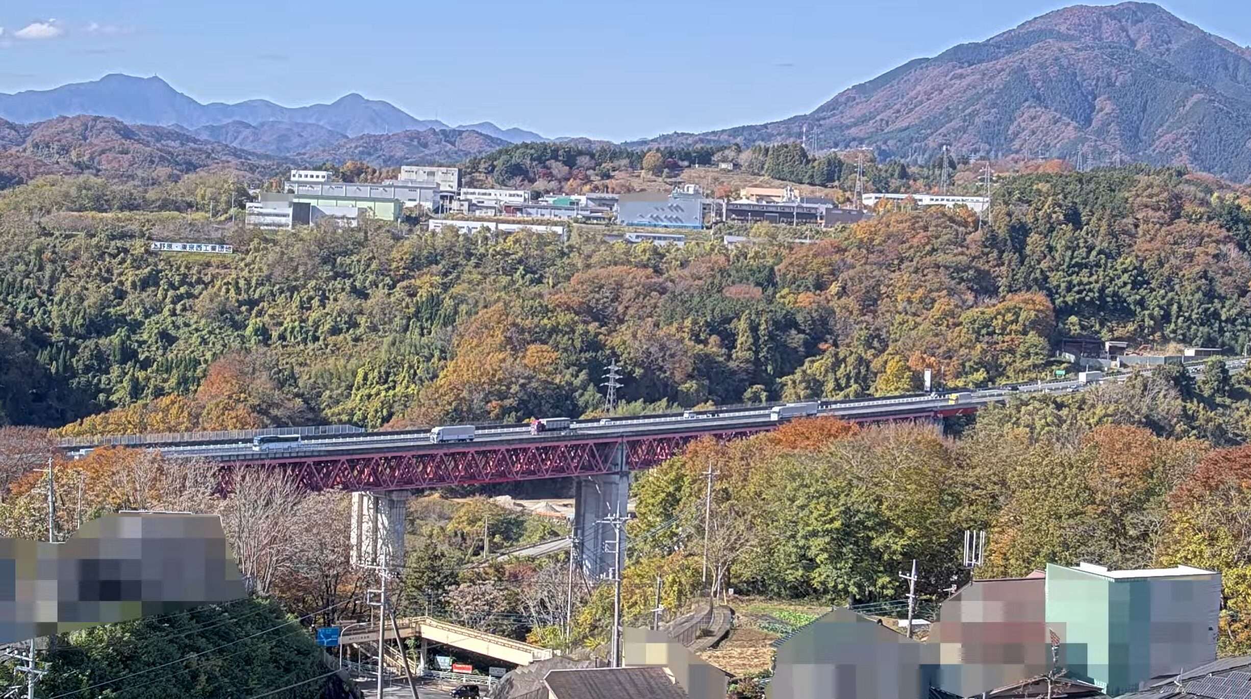上野原市役所中央道方面ライブカメラ(山梨県上野原市上野原)