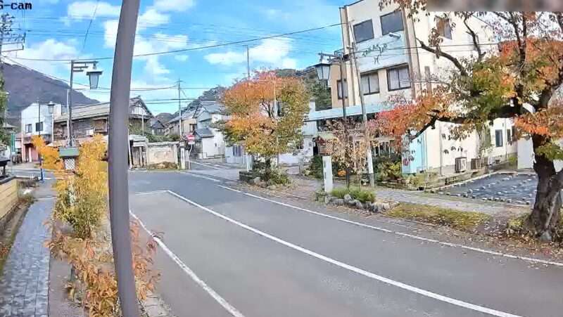 弥彦菊まつり弥彦駅前高倉電気交差点ライブカメラ(新潟県弥彦村弥彦)