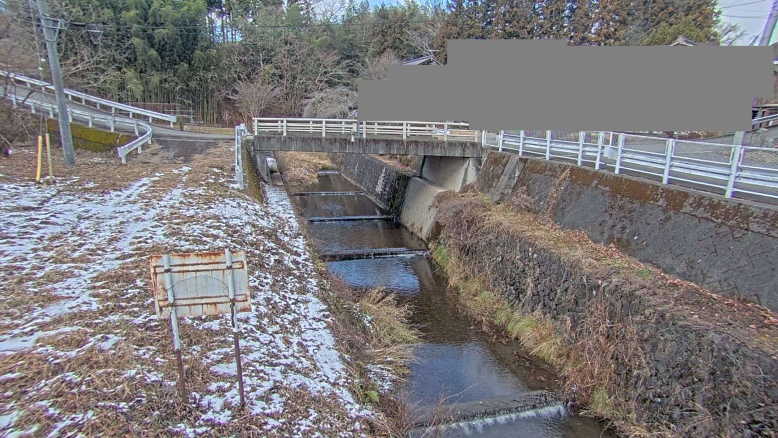 白狐沢川須川ライブカメラ(群馬県みなかみ町西峰須川)
