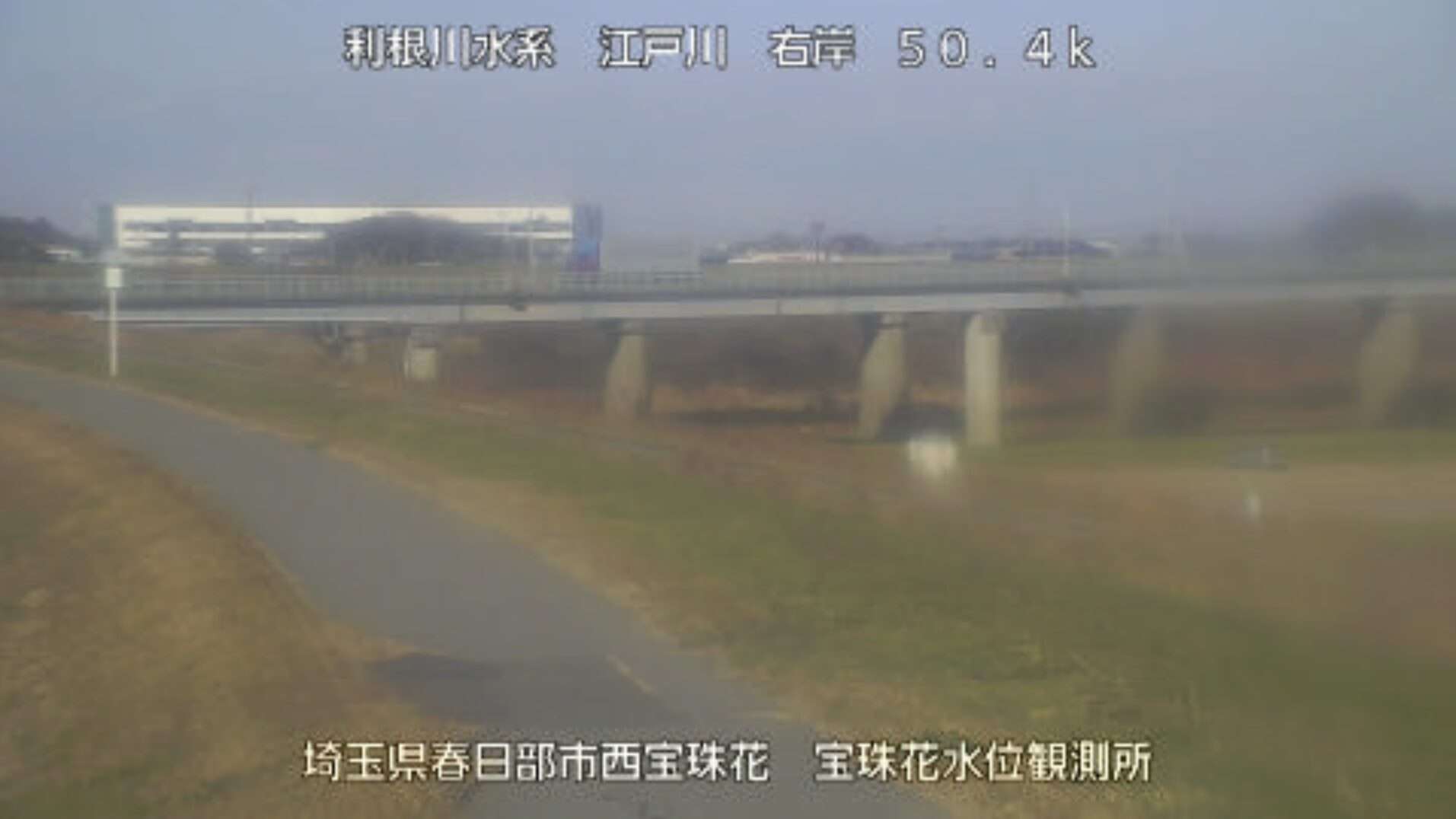 江戸川宝珠花ライブカメラ(埼玉県春日部市西宝珠花)