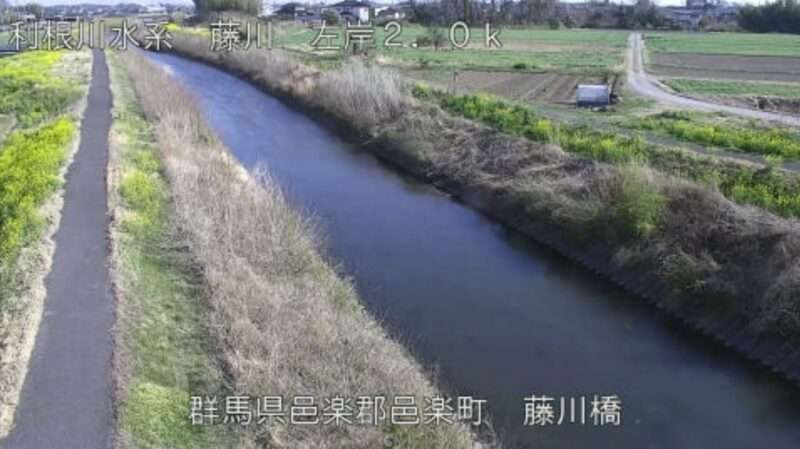 藤川藤川橋ライブカメラ(群馬県邑楽町秋妻)